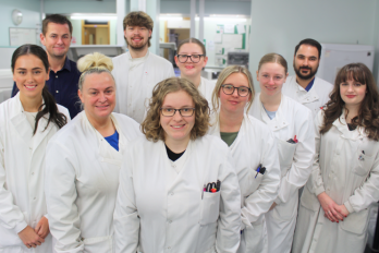 Image of the Biochemistry Team at Warrington Hospital