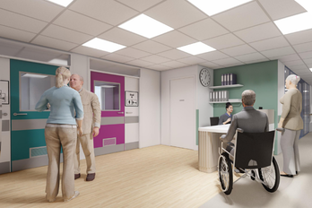 Illustration of ward improvements