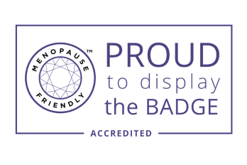 Menopause friendly accreditation badge
