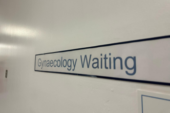 Image of gynaecology waiting sign